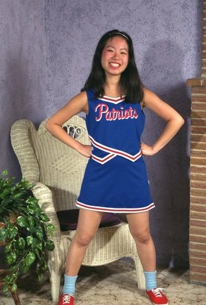 18 year old girl Kim Kennedy takes a cumshot in mouth during BDSM sex